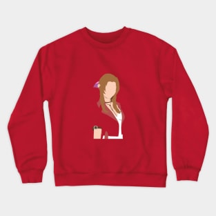 Pretty Aerith Minimalist Crewneck Sweatshirt